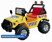 Хочу!Детский электромобиль Jeep A15 желтый