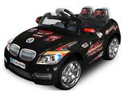 Детский электромобиль E3366 BLACK - 12V,  2 