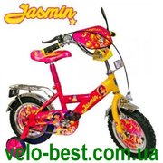 Жасмин детский 12 дюймовый двухколесный велосипед