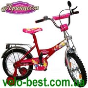 Принцесса - детский 12 дюймовый двухколесный велосипед